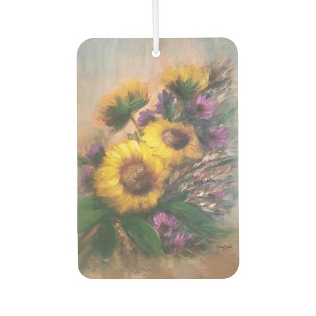 Désodorisant Pour Voiture Sunflowers (Devant)