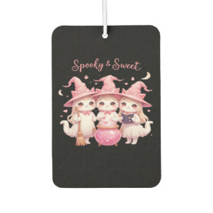 Désodorisant Pour Voiture T-shirt oversized chat sorcière mignon et effrayan