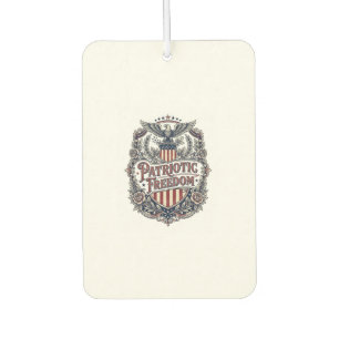 Désodorisant Pour Voiture Tee-shirt graphique vectoriel floral patriotique v