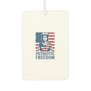 Désodorisant Pour Voiture Tee-shirt graphique vectoriel infirmière patriotiq