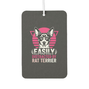 Désodorisant Pour Voiture Térrier Rattus Facilement Distrait Chien Rétro