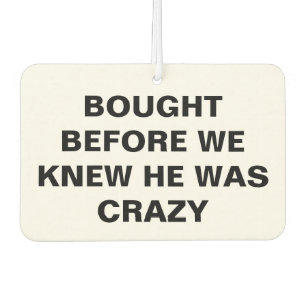 Désodorisant Pour Voiture Tesla - Acheté Avant Que Nous Sachions Qu'Il Était