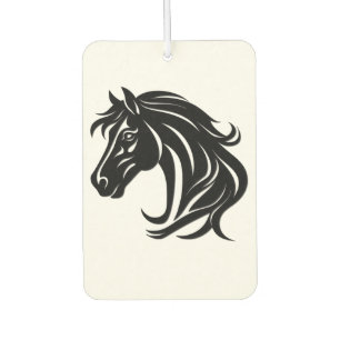 Désodorisant Pour Voiture Tête de magnifique cheval noir