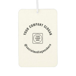 Désodorisant Pour Voiture Texte de logo d'entreprise personnalisé pour la ma
