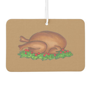 Désodorisant Pour Voiture Thanksgiving Turkey with/ Cranberries Dinner Foody