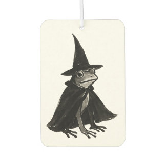 Désodorisant Pour Voiture The Witch Frog – Ink Brush Halloween Design on