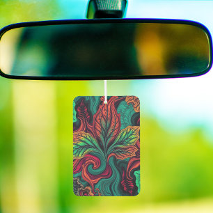 Désodorisant Pour Voiture Tourbillon Tropical Feuille Abstraite