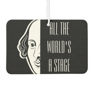 Désodorisant Pour Voiture Tous les Mondes d'A Stage Shakespeare Citer Thespi