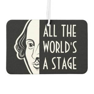 Désodorisant Pour Voiture Tous les Mondes d'A Stage Shakespeare Thespian Cit