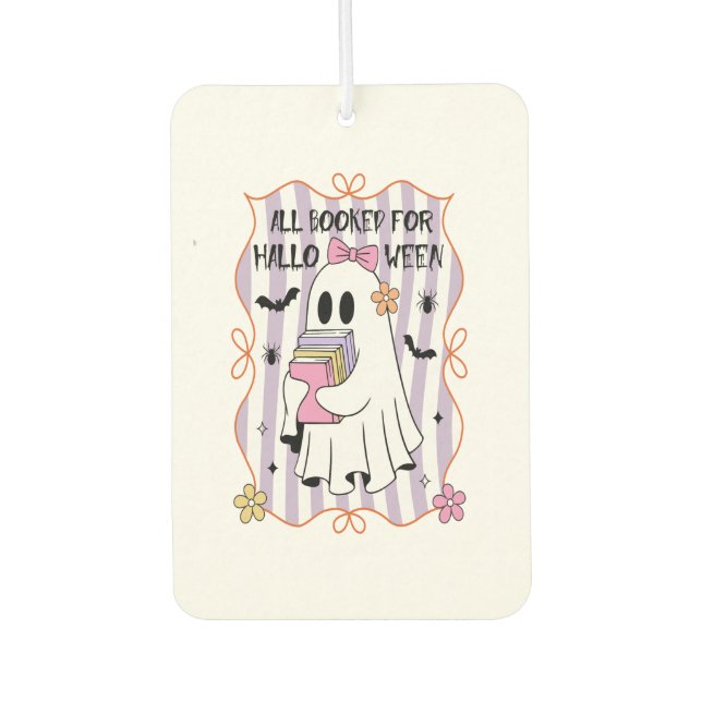 Désodorisant Pour Voiture Tous Réservés Pour Halloween Professeur Ghost (Devant)