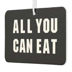 DÉSODORISANT POUR VOITURE TOUT CE QUE VOUS POUVEZ MANGER