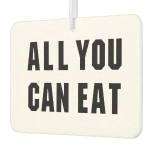 DÉSODORISANT POUR VOITURE TOUT CE QUE VOUS POUVEZ MANGER