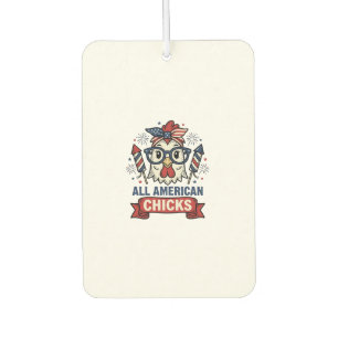 Désodorisant Pour Voiture Toutes les poules américaines dessin vectoriel pat