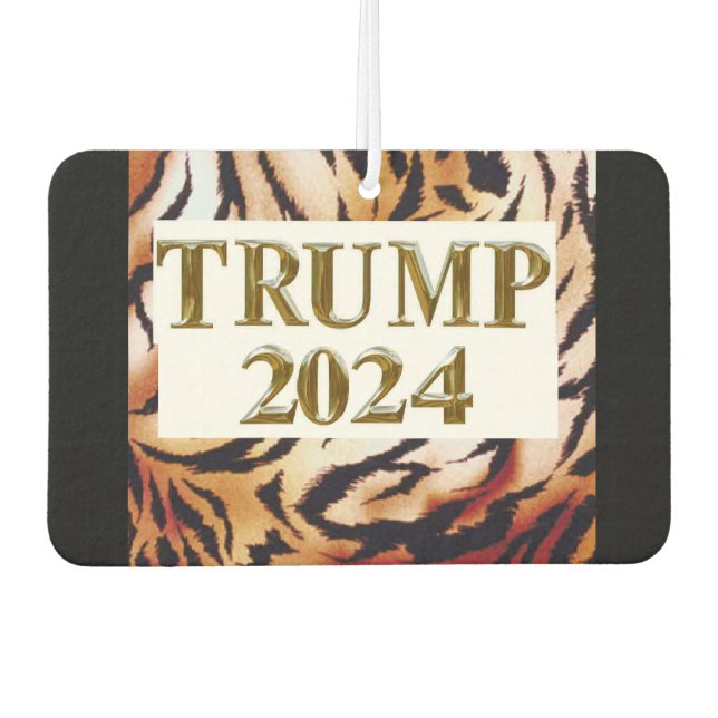 DÉSODORISANT POUR VOITURE TRUMP 2024 (Devant)