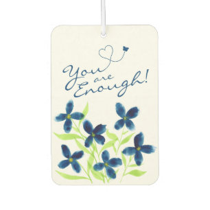 Désodorisant Pour Voiture Tu En Es Assez ! Affirmations de fleurs d'aquarell