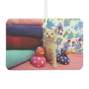 Désodorisant Pour Voiture Tuffy McStuff's Bathtime (Kitten / Cat)
