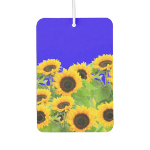 Désodorisant Pour Voiture Ukraine Liberté Paix - Drapeau ukrainien Tournesol