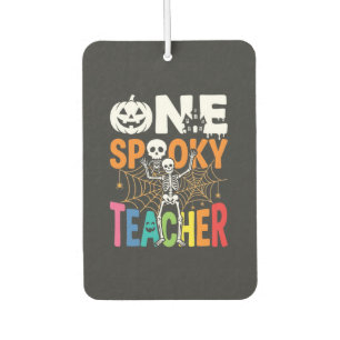 Désodorisant Pour Voiture Un design Halloween d'un professeur effrayant_1