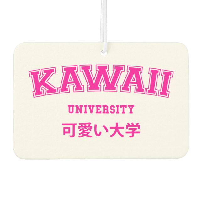 DÉSODORISANT POUR VOITURE UNIVERSITÉ DE KAWAII (Devant)