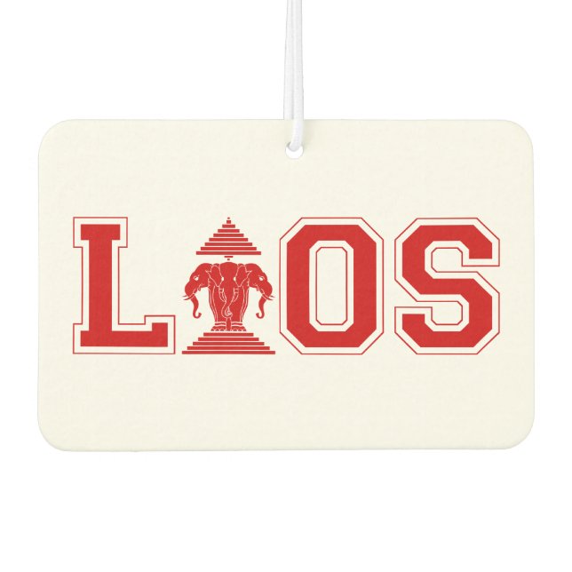 DÉSODORISANT POUR VOITURE UNIVERSITÉ DE LAOS (Devant)