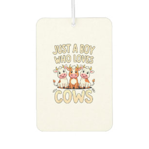 Désodorisant Pour Voiture Vache _ Boys & Toddler, Juste Un Garçon Qui Aime L