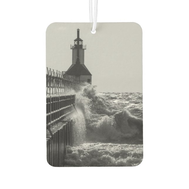 Désodorisant Pour Voiture Vagues De Fierce En Niveaux De Gris St Joseph (Dos)