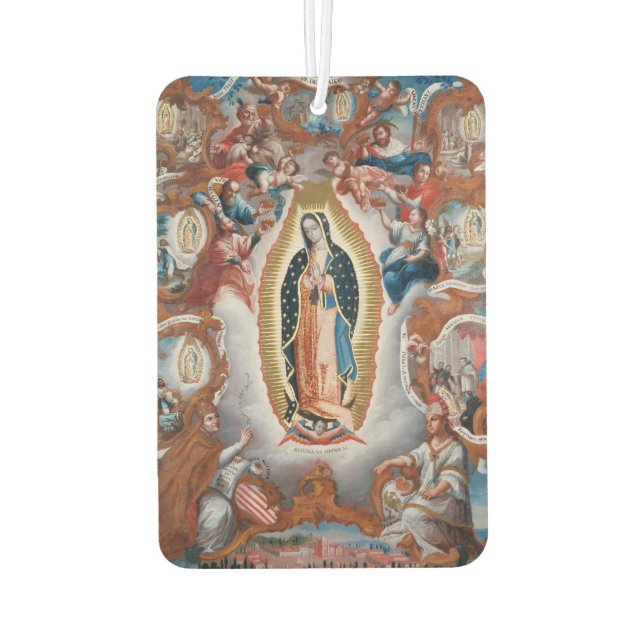 Désodorisant Pour Voiture "Vierge de Guadalupe" art frais air (Dos)