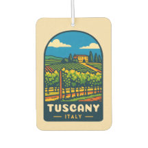 Vignoble de Toscane Vintage voyage rétro Italie