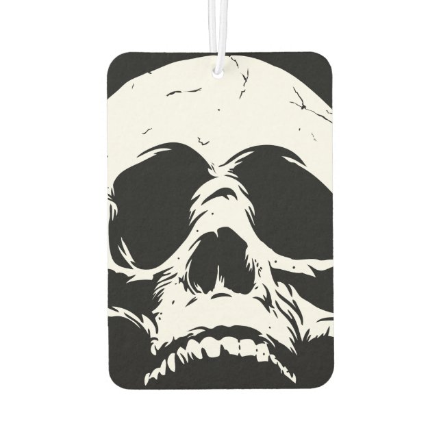 Désodorisant Pour Voiture Visage du crâne Zombie (Dos)