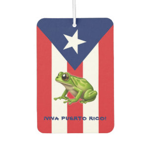 Désodorisant Pour Voiture VIVA PORTO RICO Coqui Afraîcheur personnalisée