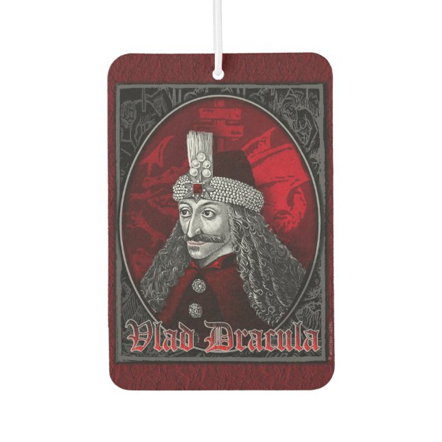 Désodorisant Pour Voiture Vlad Dracula Gothique (Devant)