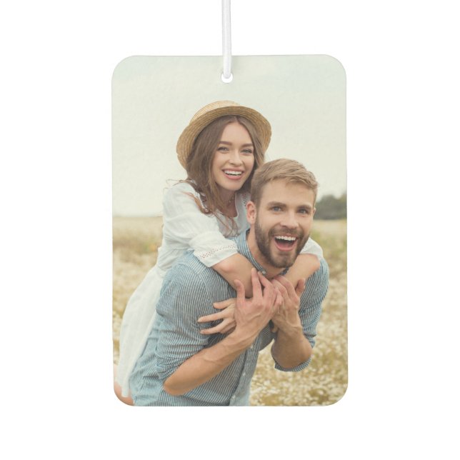 Désodorisant Pour Voiture Voiture photo personnalisée pour couples à deux fa (Devant)