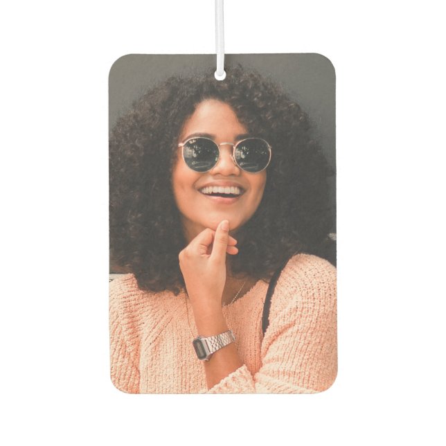 Désodorisant Pour Voiture voiture photo personnalisée simple Air Freshener (Devant)