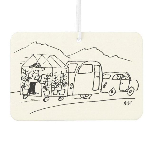 Désodorisant Pour Voiture Voiture remorque une caravane et aussi une serre (Devant)