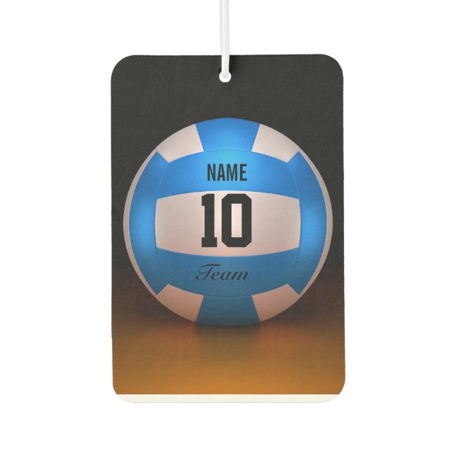 Désodorisant Pour Voiture Volley-ball bleu (Devant)