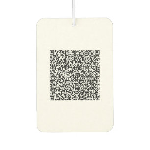 Désodorisant Pour Voiture Votre QR Code Scan Info Air Freshener personnalisé