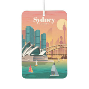 Désodorisant Pour Voiture Voyage Art Voyage À Sydney Australie