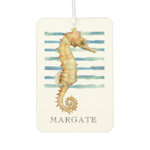 Désodorisant Pour Voiture Watercolor Seahorse Beach MARGATE