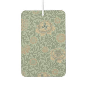 Désodorisant Pour Voiture William Morris motif floral Grafton vert sauge
