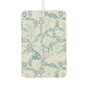 Désodorisant Pour Voiture William Morris Wallflower bleu damas floral