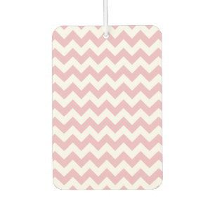Désodorisant Pour Voiture Zigzag rose, Chevron rose, Motif géométrique