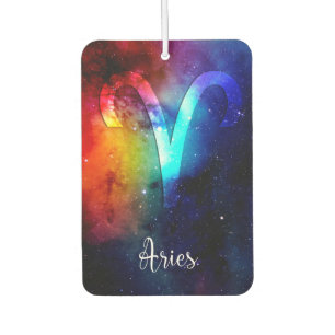 Désodorisant Pour Voiture Zodiac : Aries Space Rainbow