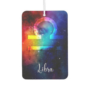 Désodorisant Pour Voiture Zodiac : Espace Arc-en-ciel de Libra