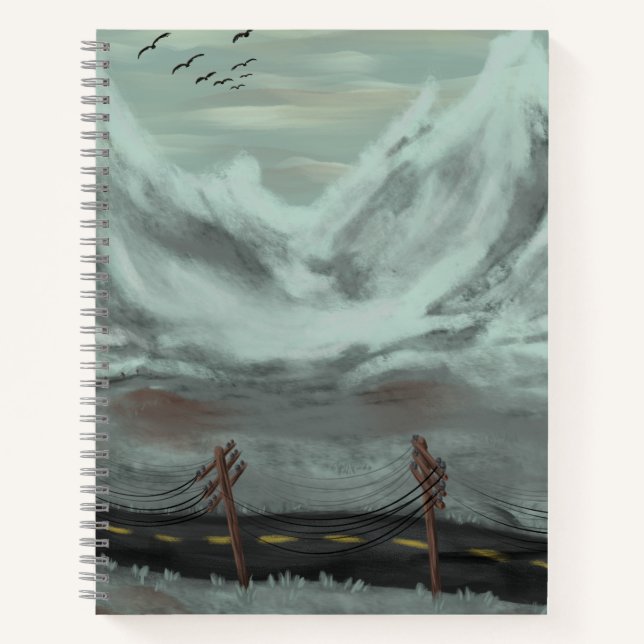 Desolate Road Notebook (Front)