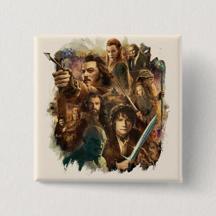 DESOLATION OF SMAUG™ Characters 2 Inch Square Button