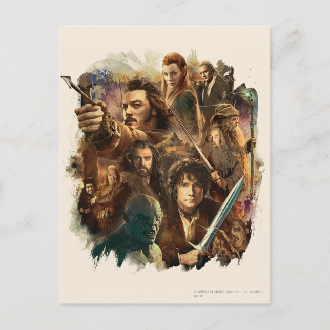DESOLATION OF SMAUG™ Characters Postcard (Front)