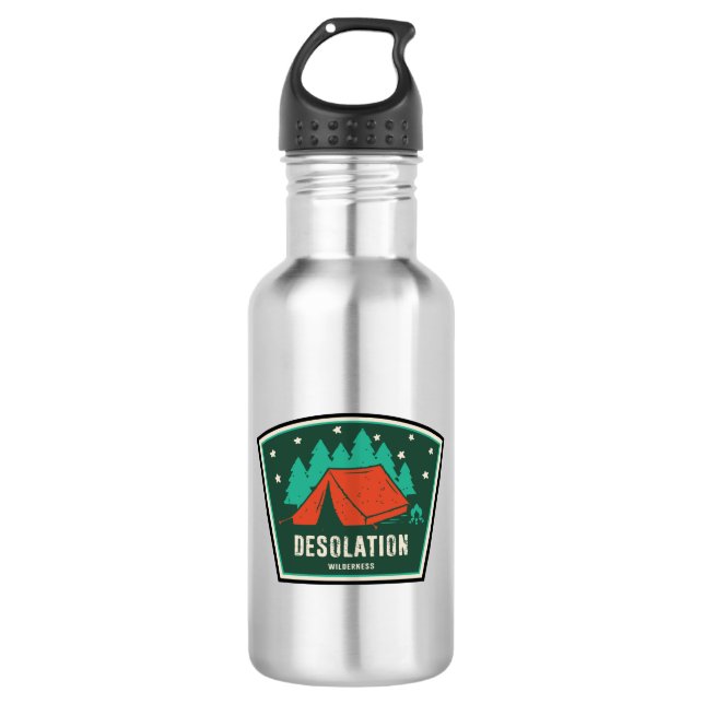 Desolation Wilderness California Camping 532 Ml Water Bottle (Front)