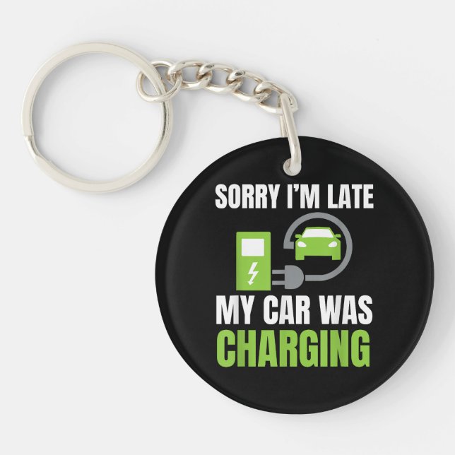 Désolé d'être en retard Ma voiture a chargé un EV  (Devant)