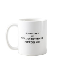 Désolé, je ne peux pas... - Mug blanc