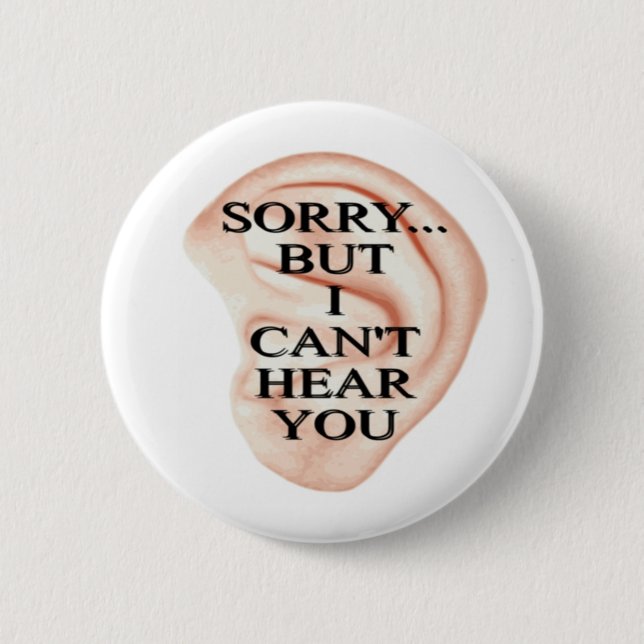 désolé mais je ne peux pas vous entendre badge bou (Devant)